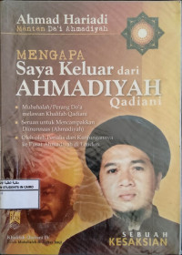 Image of Mengapa Saya Keluar Dari Ahmadiyah Qadiani