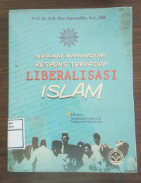 Image of Pemikiran Muhammadiyah; Respons Terhadap Liberalisasi Islam