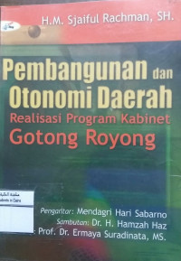 Image of Pembangunan Dan Otonomi Daerah