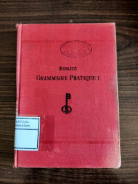 Image of Grammaire Pratique I