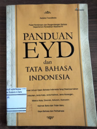 Image of Panduan EYD Dan Tata Bahasa Indonesia