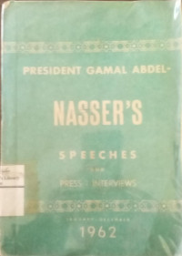 Image of President Gamal Abdel-Nasser's Speeches