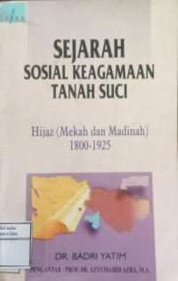 Image of Sejarah Sosial Keagamaan Tanah Suci