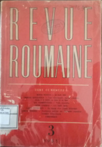 Image of Revue Roumane