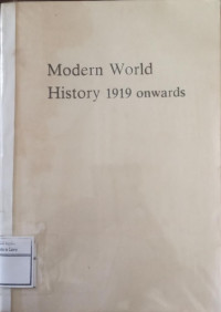 Image of Modern World History 1919 Onwards