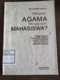 Image of Menyoal Agama Menggugat Mahasiswa?