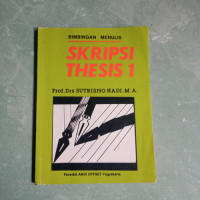 Image of Bimbingan Menulis Skripsi Thesis