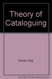 Image of Theory Of Cataloguing