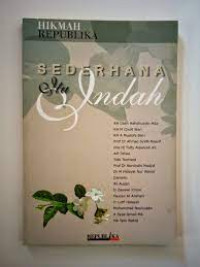 Image of Sederhana Itu Indah