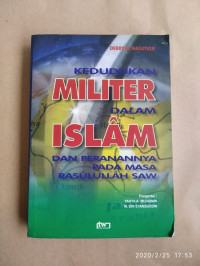 Image of Kedudukan Militer Dalam Islam